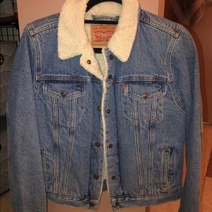 Levi Sherpa-Lined Jean Jacket